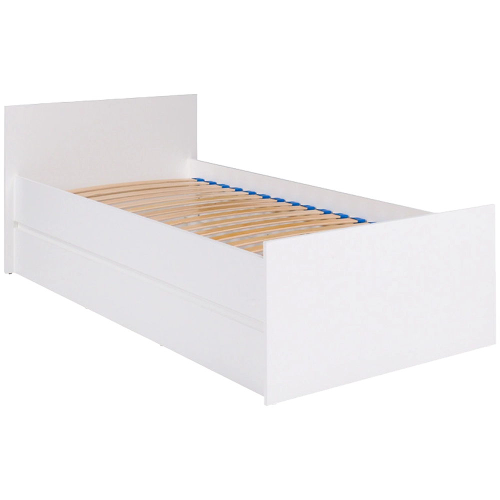 Łóżko Aversa z ramą drewnianą na materac 80cm Łóżko Aversa z ramą drewnianą na materac 80cm