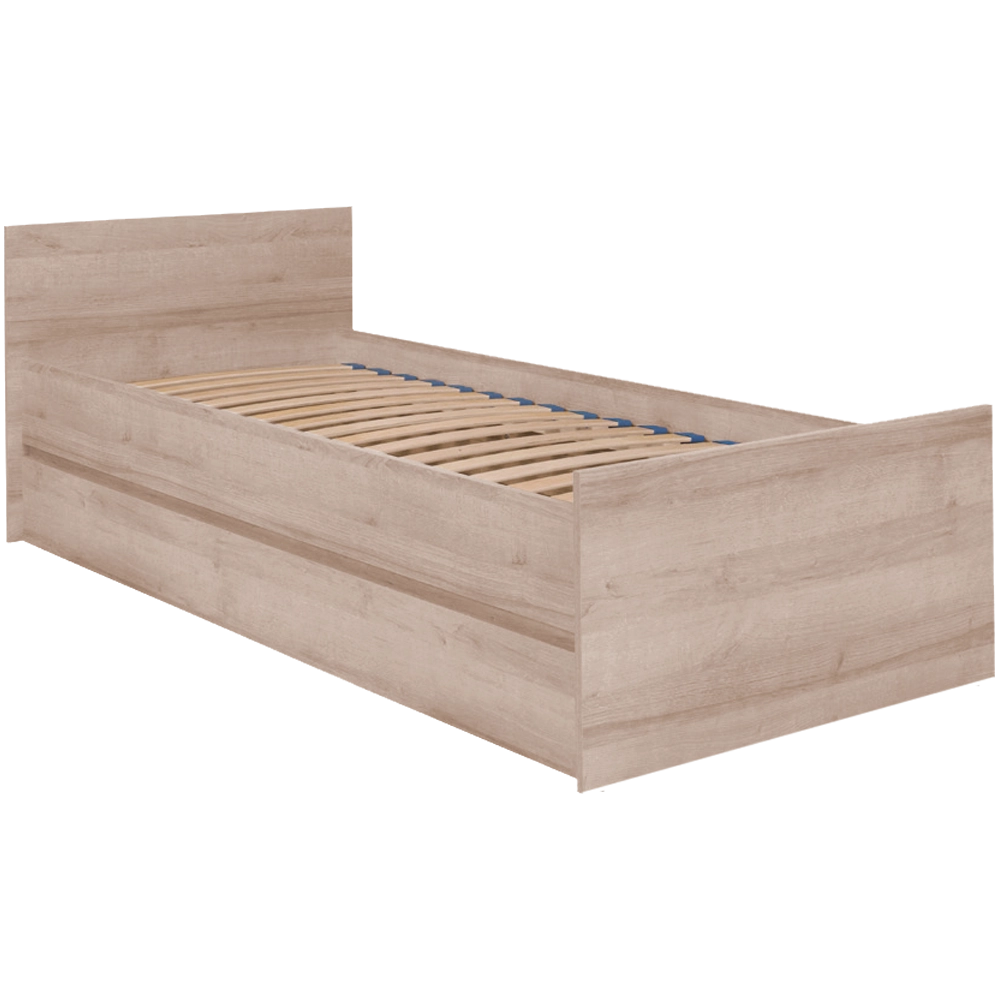 Łóżko Aversa z ramą drewnianą na materac 80cm Łóżko Aversa z ramą drewnianą na materac 80cm